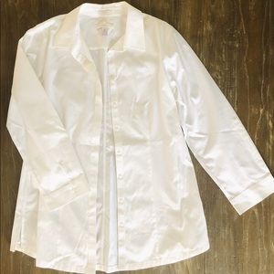 Chico’s Size 2 (Womens Lg/12) white button down